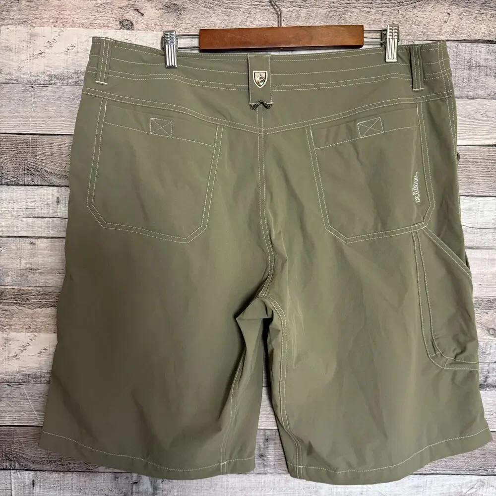 Kuhl Renegade Shorts Mens 40 Olive Stretch Performance Hiking Technical